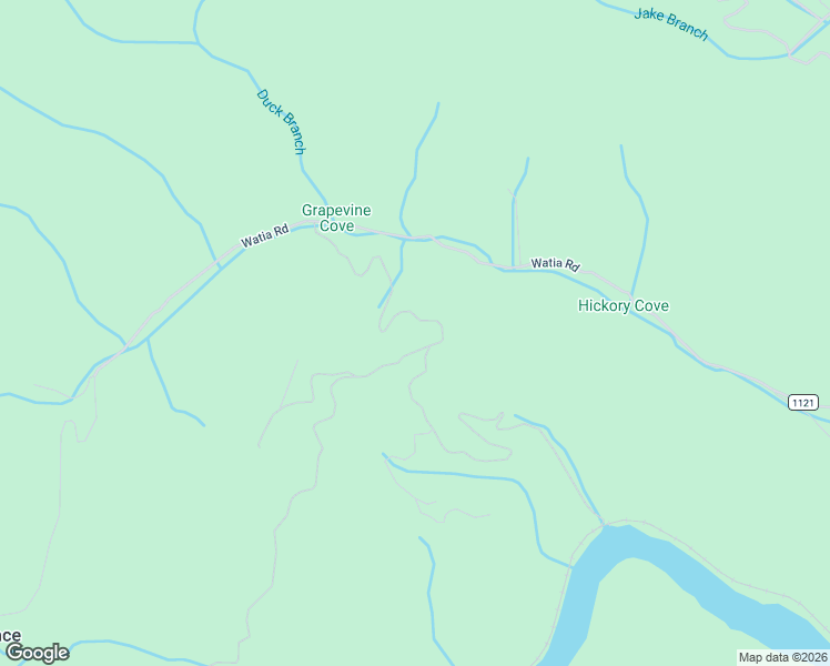 map of restaurants, bars, coffee shops, grocery stores, and more near 3545 Watia Road in Bryson City