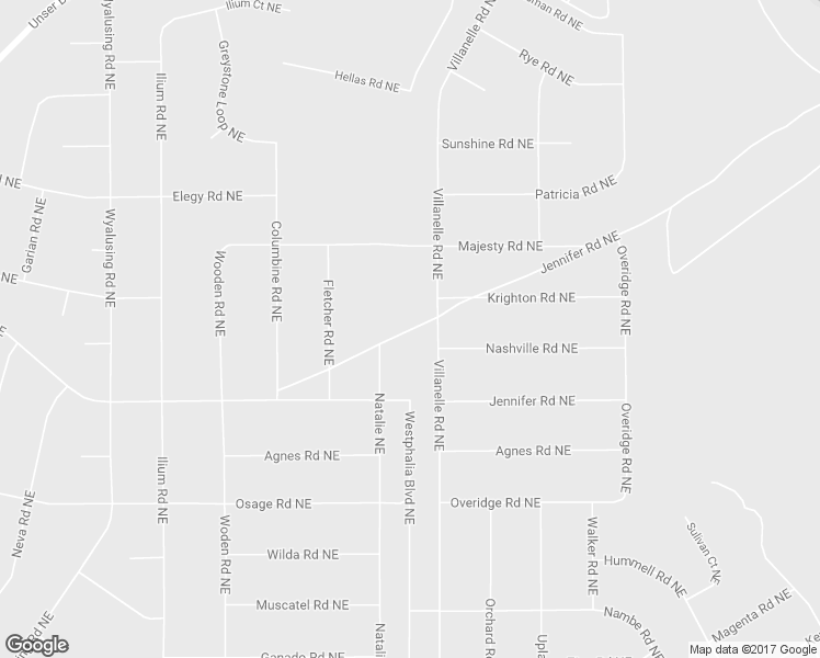 map of restaurants, bars, coffee shops, grocery stores, and more near Jennifer Road Northeast in Rio Rancho