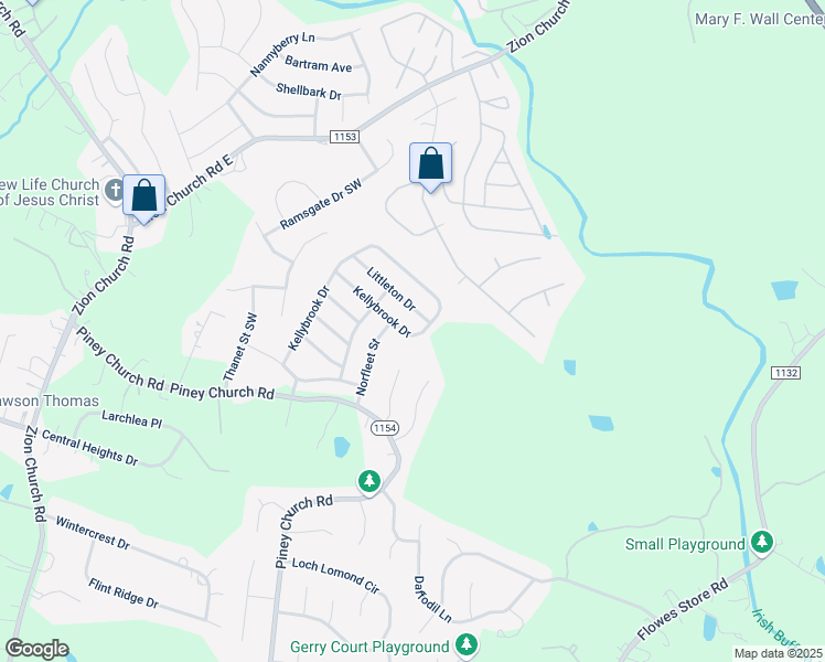 map of restaurants, bars, coffee shops, grocery stores, and more near 4031 Kellybrook Drive in Concord