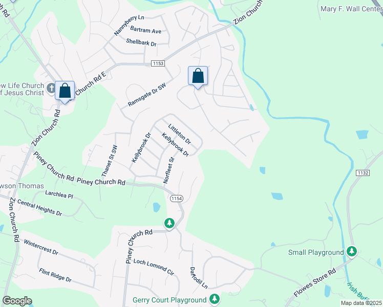 map of restaurants, bars, coffee shops, grocery stores, and more near 4041 Kellybrook Drive in Concord