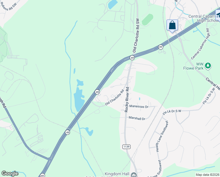 map of restaurants, bars, coffee shops, grocery stores, and more near 107 Boxwood Drive in Concord
