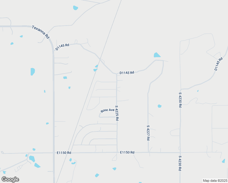 map of restaurants, bars, coffee shops, grocery stores, and more near 114350 South 4225 Road in Eufaula
