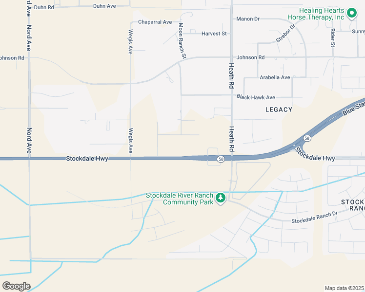 map of restaurants, bars, coffee shops, grocery stores, and more near 16459 Paraduxx Court in Bakersfield