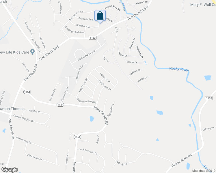 map of restaurants, bars, coffee shops, grocery stores, and more near 4041 Kellybrook Drive in Concord
