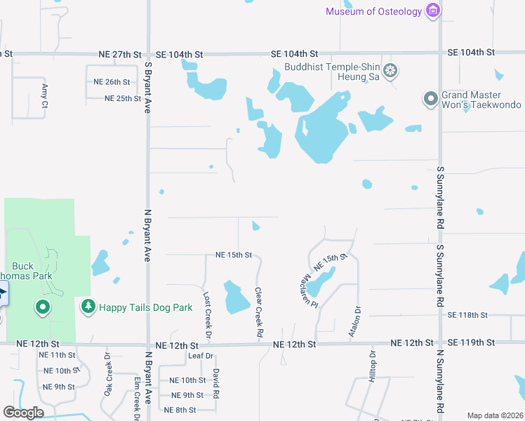 map of restaurants, bars, coffee shops, grocery stores, and more near 2311 Northeast 18th Street in Moore