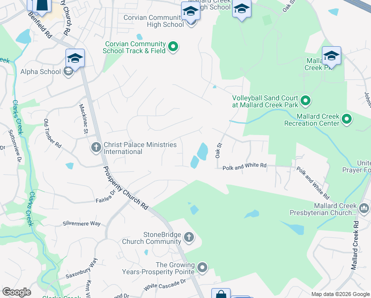 map of restaurants, bars, coffee shops, grocery stores, and more near 4006 Canterbrook Drive in Charlotte