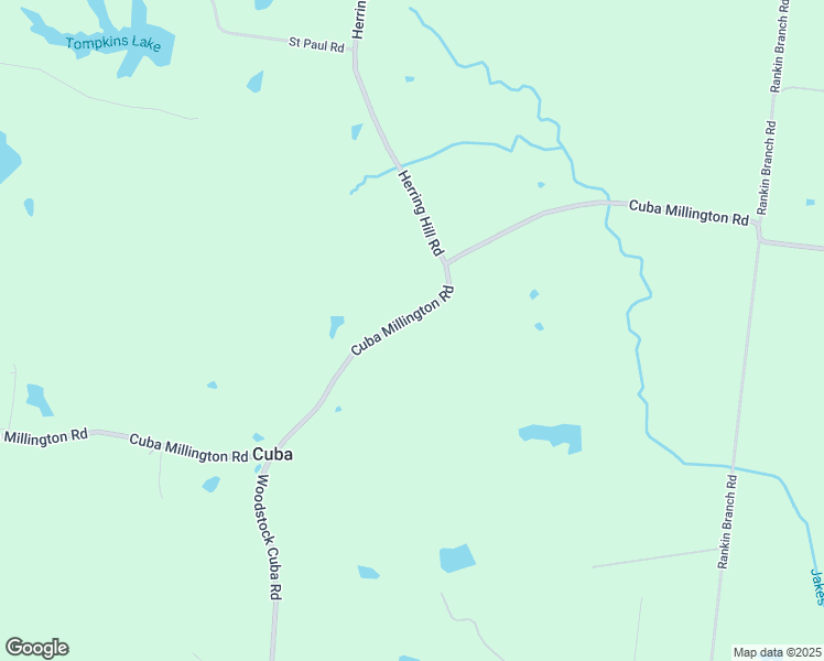 map of restaurants, bars, coffee shops, grocery stores, and more near 2427 Cuba Millington Road in Millington