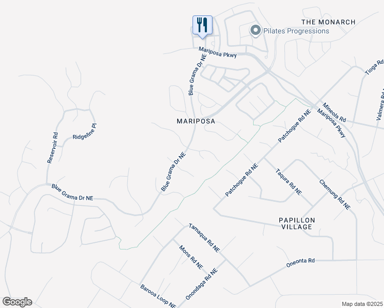 map of restaurants, bars, coffee shops, grocery stores, and more near 2504 Desert View Road in Rio Rancho