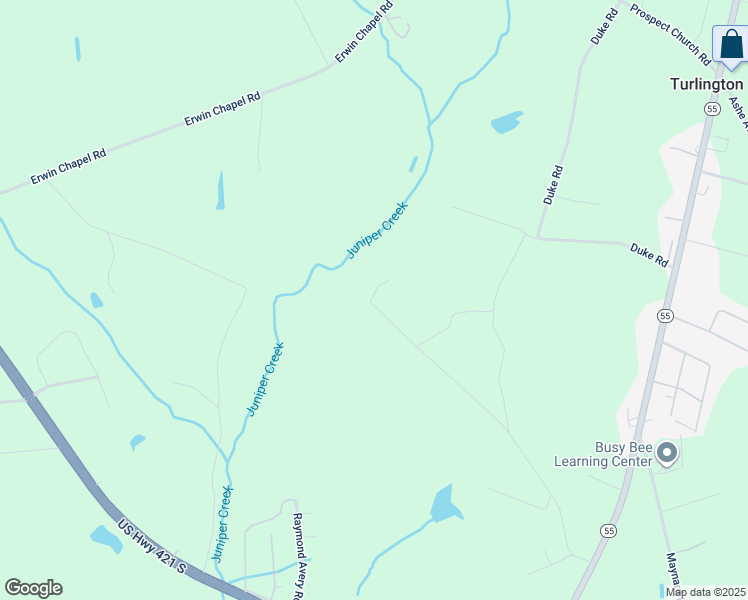 map of restaurants, bars, coffee shops, grocery stores, and more near 844 Country Spring Lane in Erwin