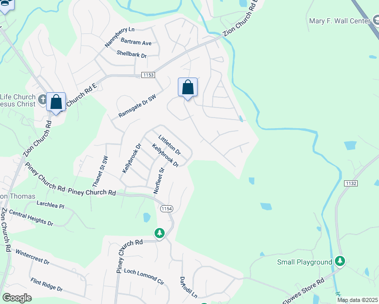 map of restaurants, bars, coffee shops, grocery stores, and more near 4139 Kellybrook Drive in Concord