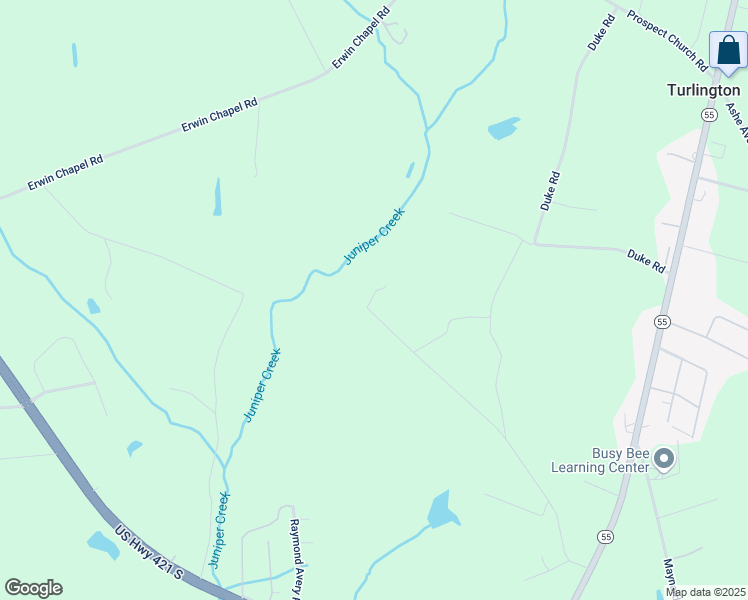 map of restaurants, bars, coffee shops, grocery stores, and more near 844 Country Spring Lane in Erwin