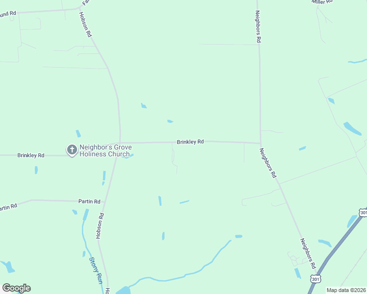 map of restaurants, bars, coffee shops, grocery stores, and more near 1273 Brinkley Road in Dunn