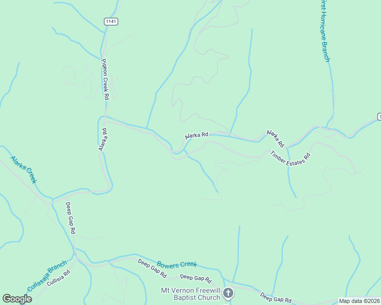 map of restaurants, bars, coffee shops, grocery stores, and more near 141 Timber Estates Road in Bryson City
