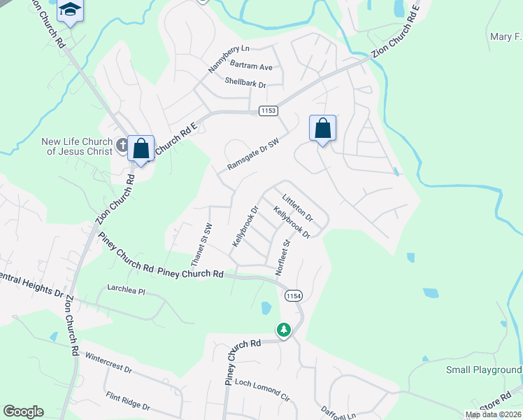 map of restaurants, bars, coffee shops, grocery stores, and more near 3914 Kellybrook Drive in Concord