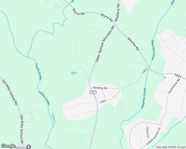 map of restaurants, bars, coffee shops, grocery stores, and more near 844 Upper Spencer Mountain Road in Stanley