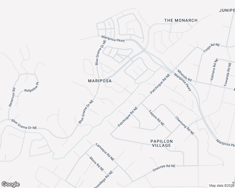 map of restaurants, bars, coffee shops, grocery stores, and more near 2627 Vista Manzano Loop Northeast in Rio Rancho