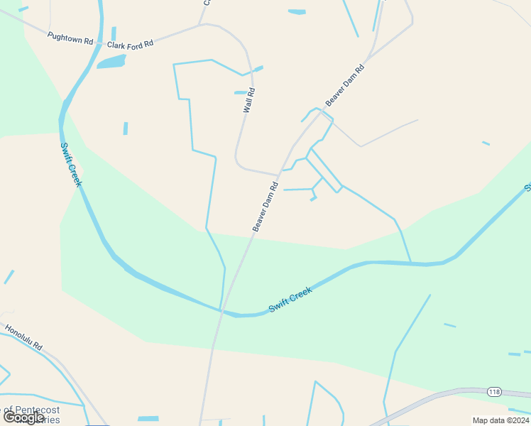 map of restaurants, bars, coffee shops, grocery stores, and more near 6575 Beaver Dam Road in Ayden