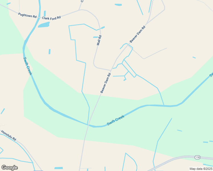 map of restaurants, bars, coffee shops, grocery stores, and more near 6575 Beaver Dam Road in Ayden
