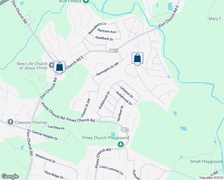 map of restaurants, bars, coffee shops, grocery stores, and more near 3902 Kellybrook Drive in Concord