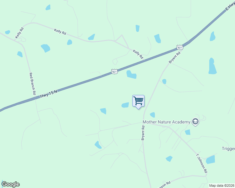 map of restaurants, bars, coffee shops, grocery stores, and more near 354 Bryant Road in Carthage