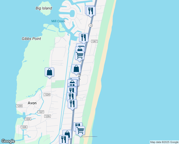 map of restaurants, bars, coffee shops, grocery stores, and more near 40270 Due East Road in Avon