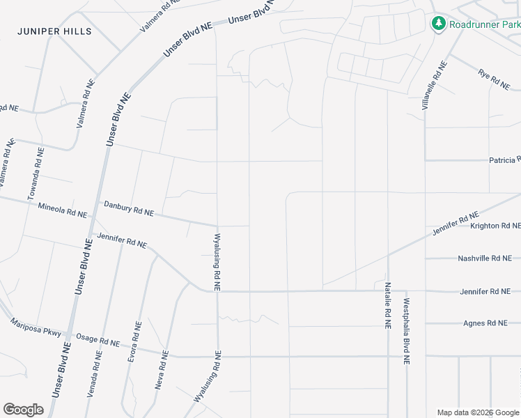 map of restaurants, bars, coffee shops, grocery stores, and more near Ilium Road Northeast in Rio Rancho