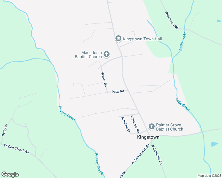 map of restaurants, bars, coffee shops, grocery stores, and more near 1817 Petty Road in Kingstown