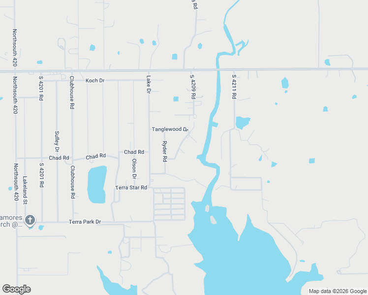 map of restaurants, bars, coffee shops, grocery stores, and more near 249 RR 6 in Eufaula