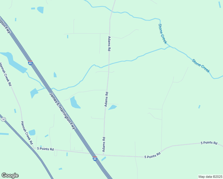 map of restaurants, bars, coffee shops, grocery stores, and more near 1075 Adams Road in Benson