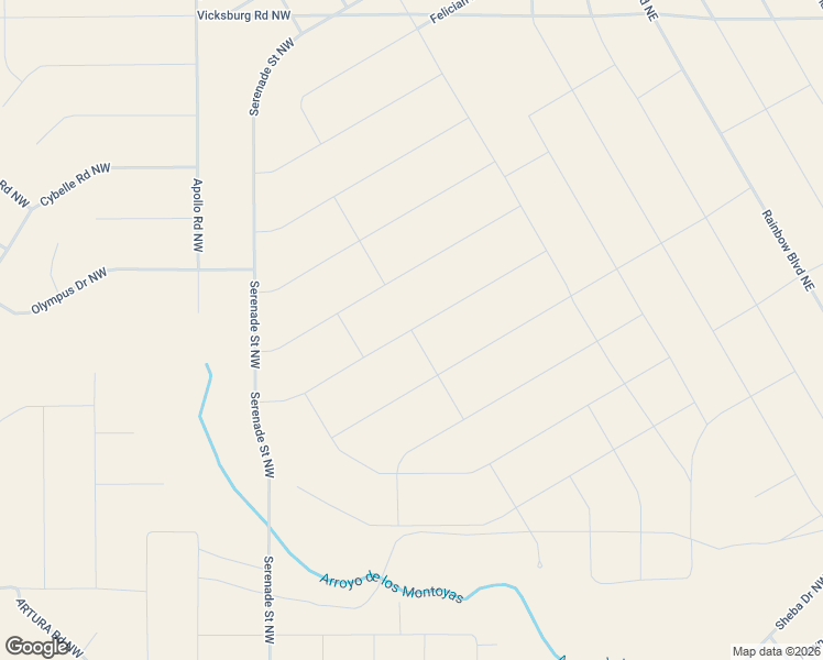 map of restaurants, bars, coffee shops, grocery stores, and more near Virgo Road Northwest in Rio Rancho