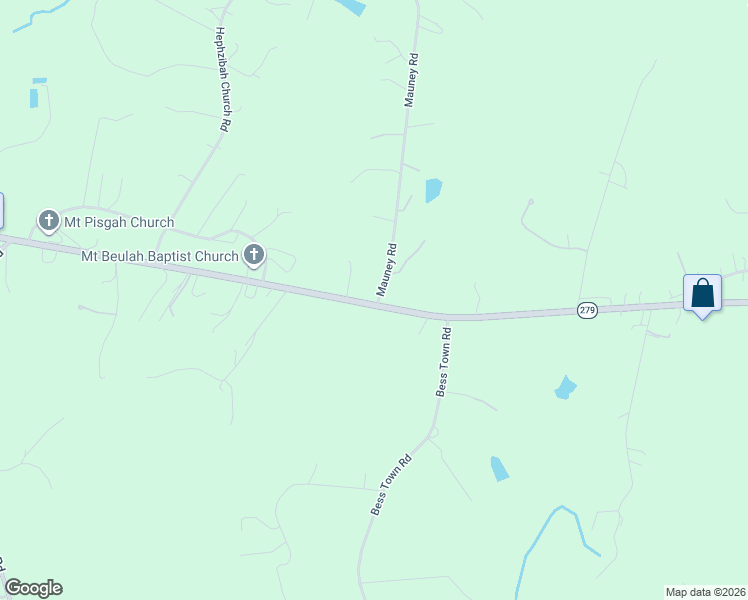 map of restaurants, bars, coffee shops, grocery stores, and more near 2001-2007 Mauney Rd in Bessemer City