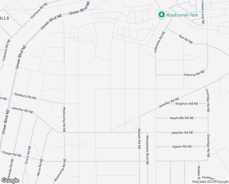 map of restaurants, bars, coffee shops, grocery stores, and more near Wooden Road Northeast in Rio Rancho