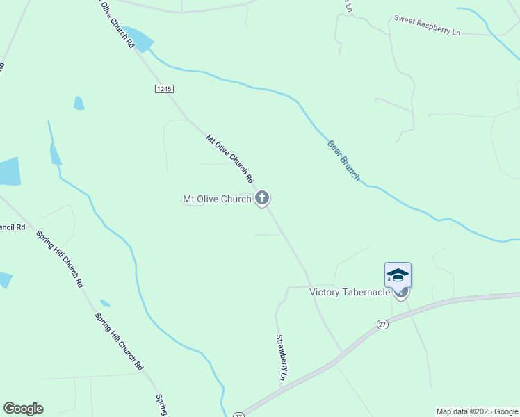 map of restaurants, bars, coffee shops, grocery stores, and more near 579 Mount Olive Church Road in Lillington