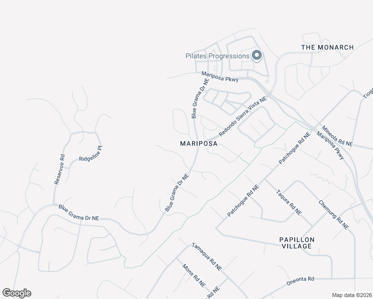 map of restaurants, bars, coffee shops, grocery stores, and more near 5950 Redondo Sierra Vista Northeast in Rio Rancho