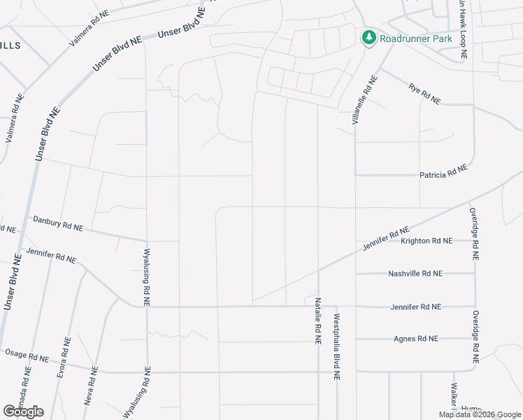 map of restaurants, bars, coffee shops, grocery stores, and more near Wooden Road Northeast in Rio Rancho