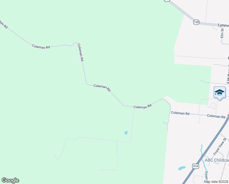 map of restaurants, bars, coffee shops, grocery stores, and more near 2096 Coleman Road in Cornersville