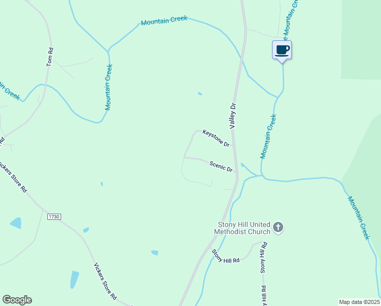 map of restaurants, bars, coffee shops, grocery stores, and more near 30167 Keystone Drive in Albemarle