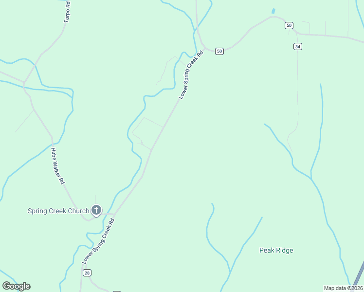 map of restaurants, bars, coffee shops, grocery stores, and more near 207 County Road 2 in Riceville