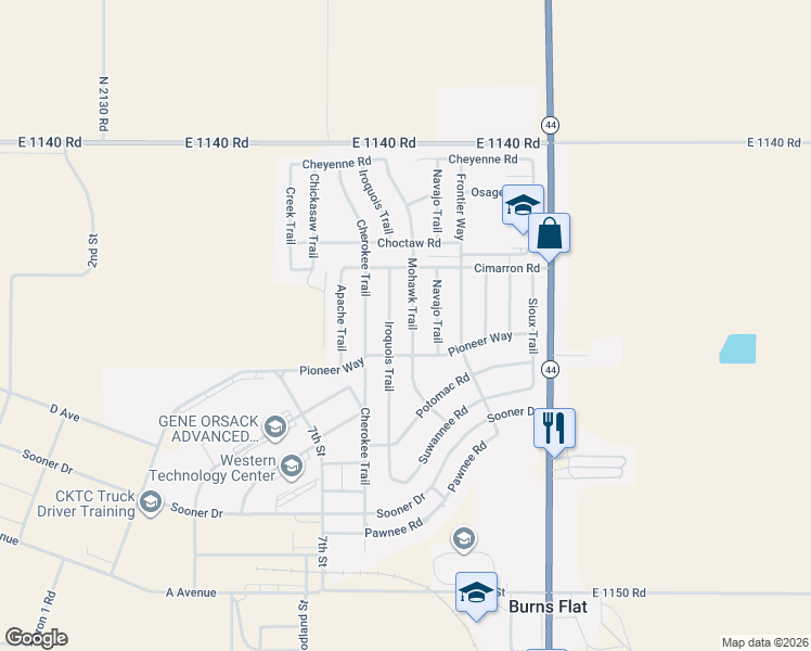 map of restaurants, bars, coffee shops, grocery stores, and more near 304 Mohawk Trail in Foss