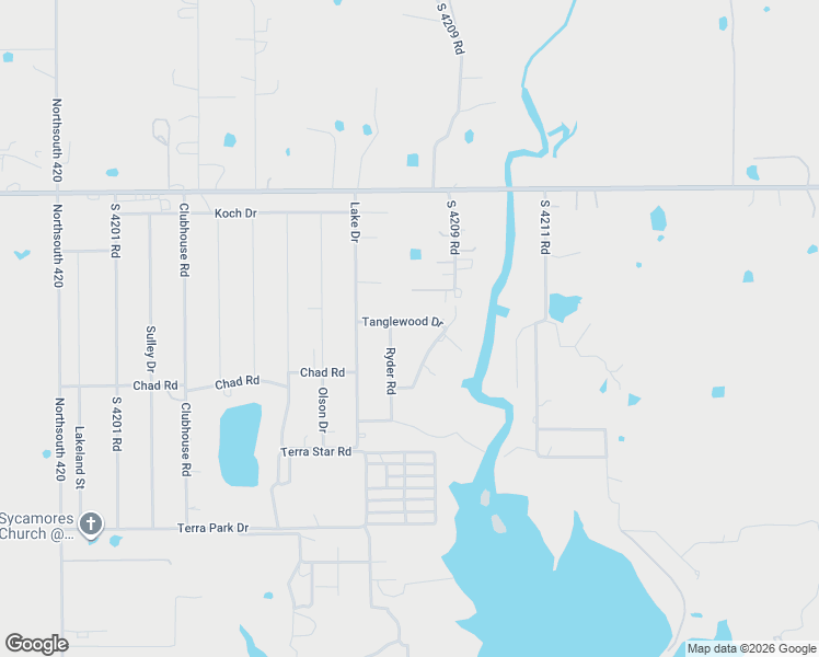 map of restaurants, bars, coffee shops, grocery stores, and more near 255 Tanglewood Drive in Eufaula