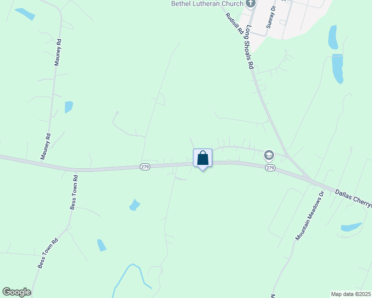 map of restaurants, bars, coffee shops, grocery stores, and more near 5 Cape Fear Drive in Bessemer City