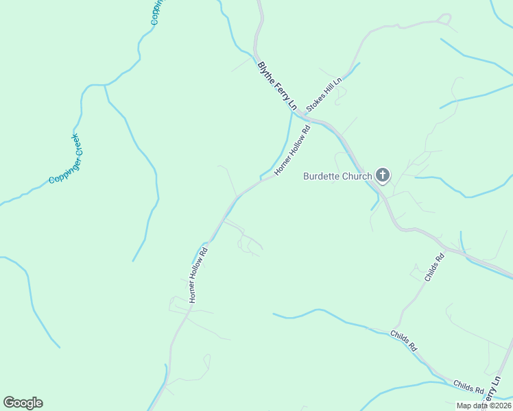 map of restaurants, bars, coffee shops, grocery stores, and more near 1618 Horner Hollow Road in Birchwood