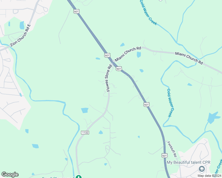map of restaurants, bars, coffee shops, grocery stores, and more near 4195 Flowes Store Road in Concord