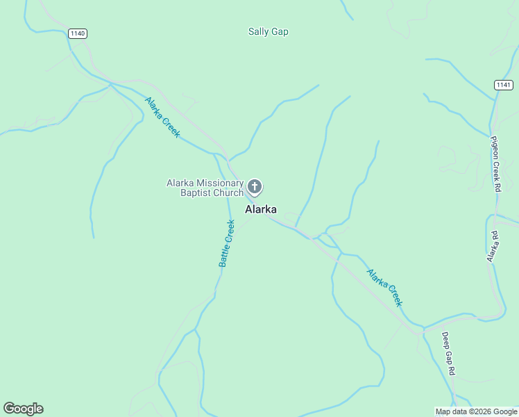 map of restaurants, bars, coffee shops, grocery stores, and more near 3407 Alarka Road in Bryson City