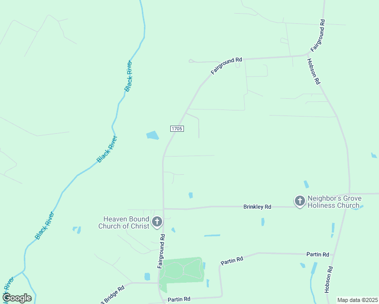 map of restaurants, bars, coffee shops, grocery stores, and more near 121 Stewart Mason Drive in Dunn