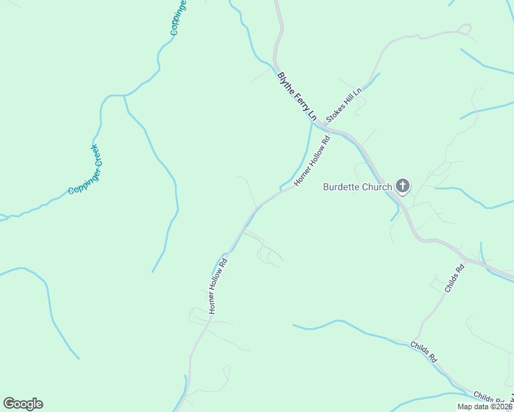 map of restaurants, bars, coffee shops, grocery stores, and more near 1618 Horner Hollow Road in Birchwood