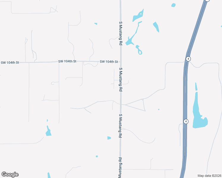 map of restaurants, bars, coffee shops, grocery stores, and more near 10717 Crystal Creek Drive in Mustang
