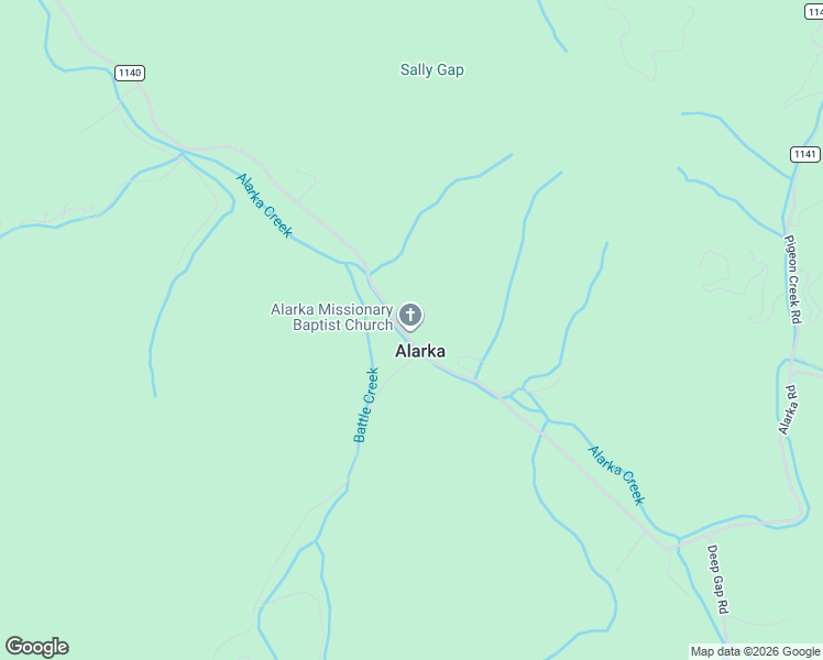 map of restaurants, bars, coffee shops, grocery stores, and more near 3407 Alarka Road in Bryson City