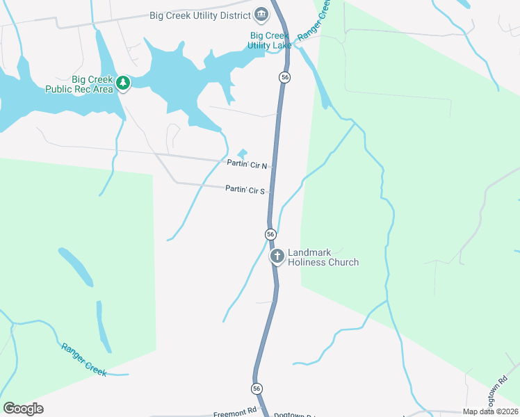map of restaurants, bars, coffee shops, grocery stores, and more near 8941 Tennessee 56 in Coalmont
