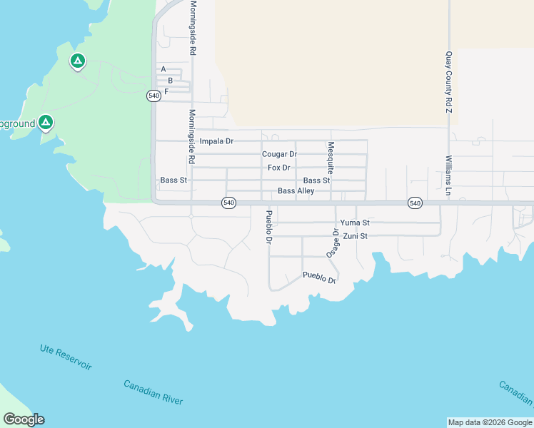map of restaurants, bars, coffee shops, grocery stores, and more near Pueblo Drive in Logan
